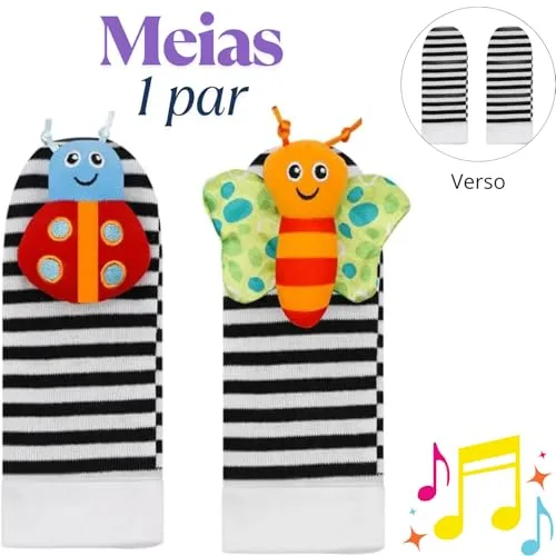 Meias e pulseiras com chocalho - foto 4