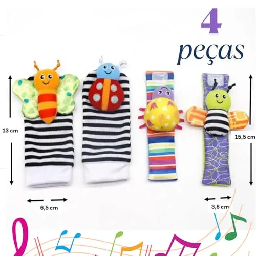 Meias e pulseiras com chocalho - foto 6