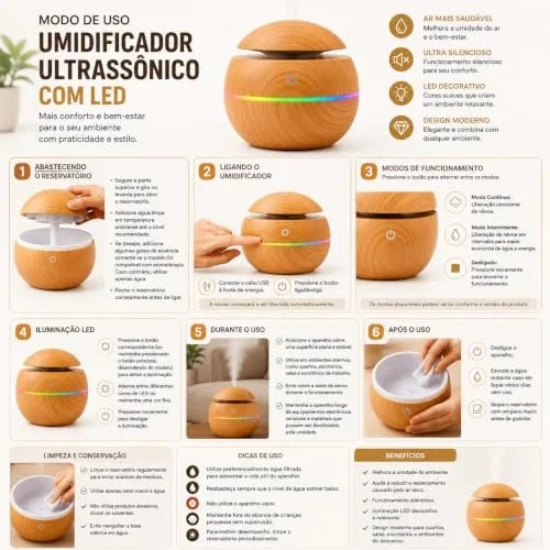 Umidificador portátil USB - foto 6