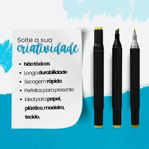 Kit com 120 canetas coloridas - foto 2
