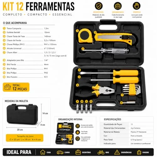 Kit de ferramentas com maleta - foto 5