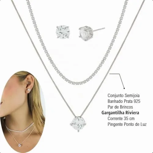 Kit de semijoias com choker - foto 3