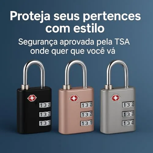 Cadeado TSA com segredo - foto 2