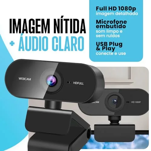 Webcam Full HD com microfone - foto 3