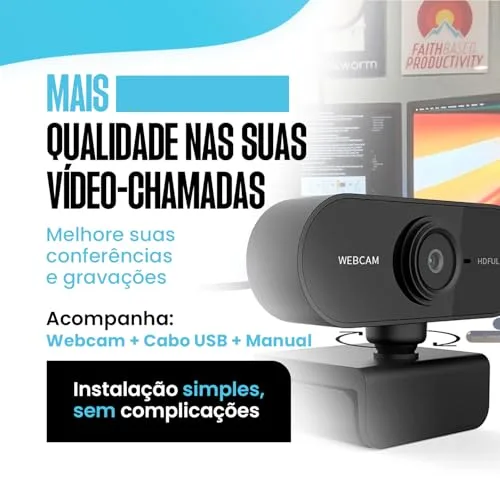 Webcam Full HD com microfone - foto 6