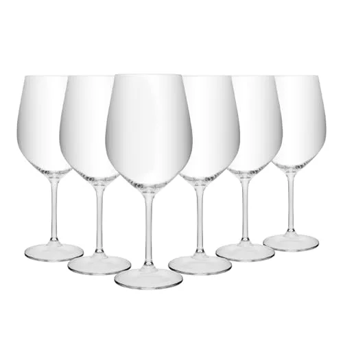 Taças de vinho de cristal