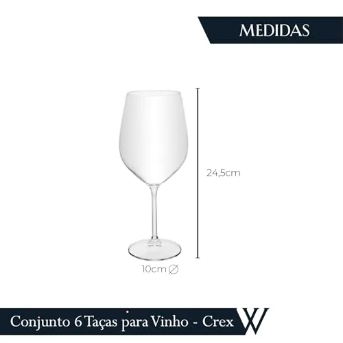 Taças de vinho de cristal - foto 6