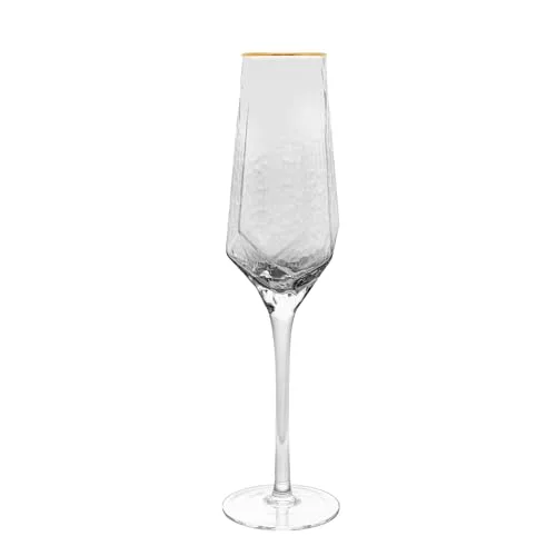 Taças de champanhe com fio de ouro - foto 2
