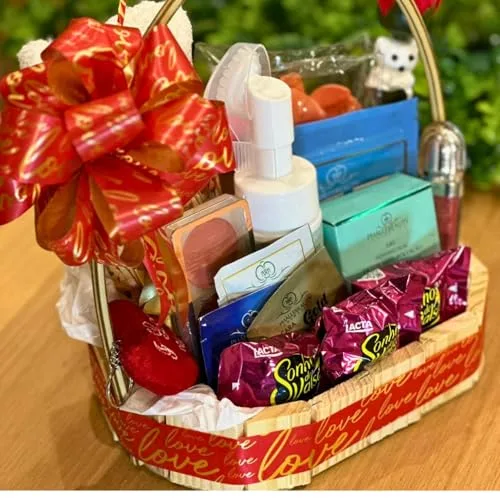 Cesta de skincare com chocolate - foto 3