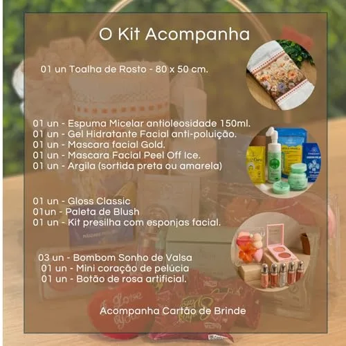 Cesta de skincare com chocolate - foto 5