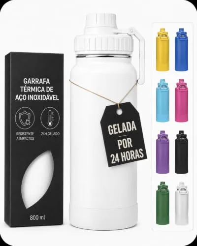 Garrafa térmica de inox