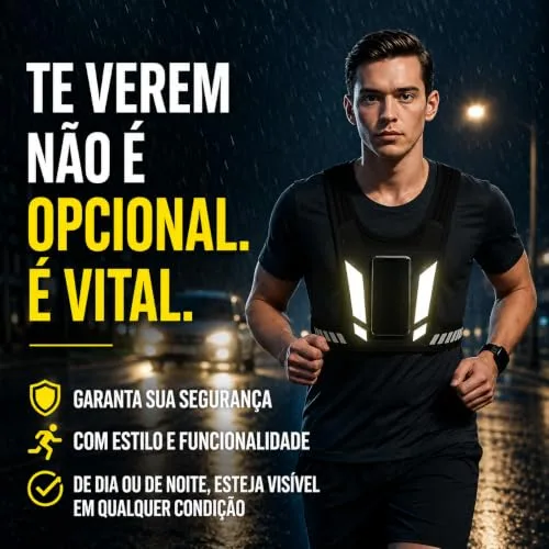 Colete refletivo para correr à noite - foto 3