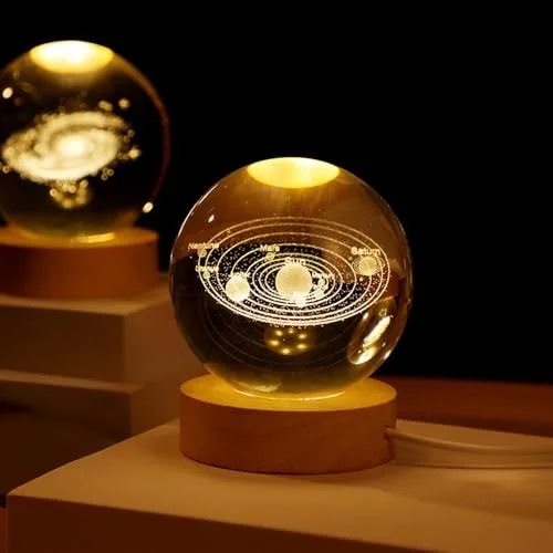 Esfera de cristal com galáxia - foto 4