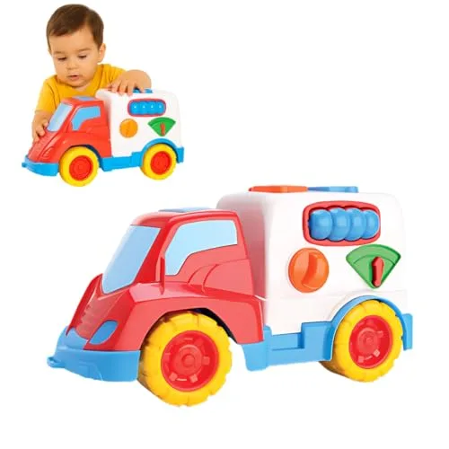 Caminhão de caçamba com encaixes