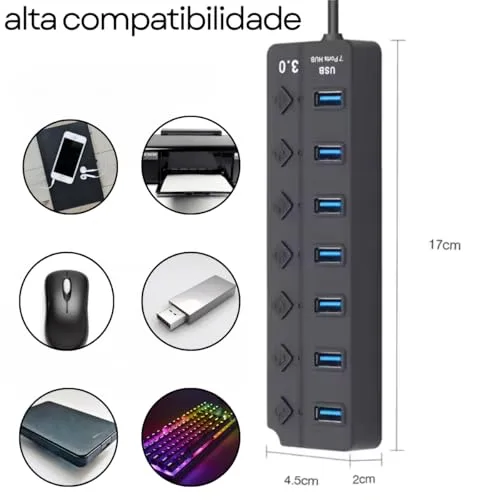 Hub USB para ganhar portas - foto 5
