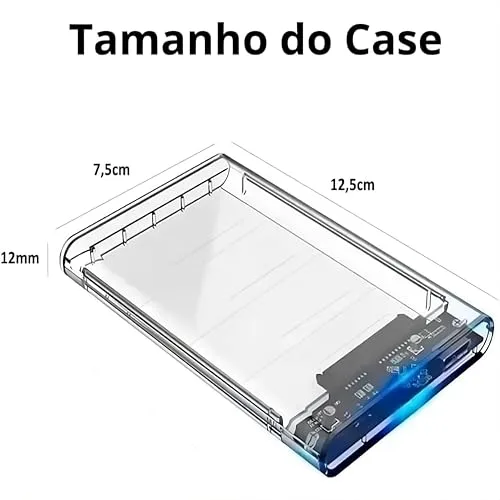Case para levar o disco externo - foto 2