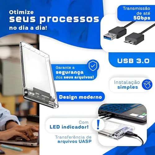 Case para levar o disco externo - foto 6