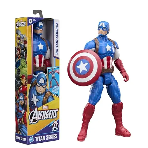 Boneco do Capitão América da linha Titan