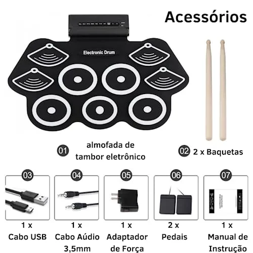 Bateria eletrônica portátil - foto 2