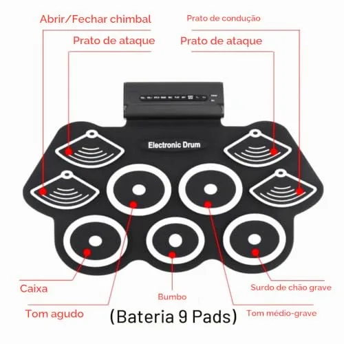 Bateria eletrônica portátil - foto 4
