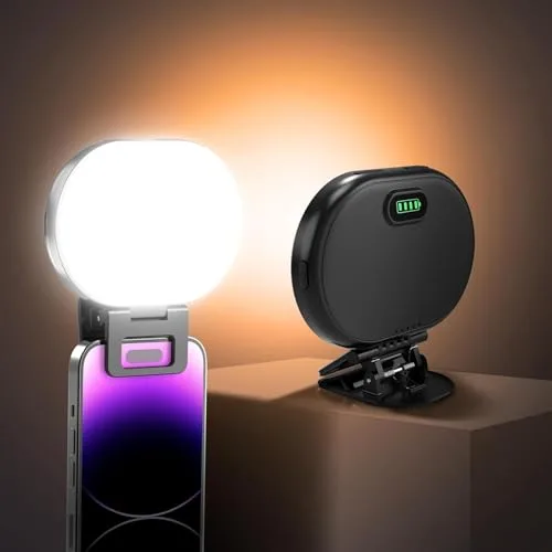 Ring light para gravar vídeos