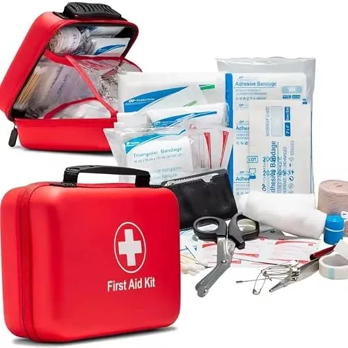 Kit portátil de primeiros socorros