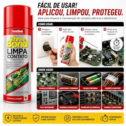 Spray limpa contato para os periféricos - foto 3