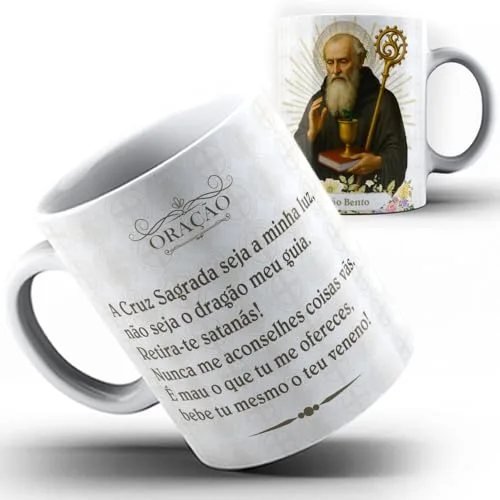 Caneca com a oração de São Bento - foto 6