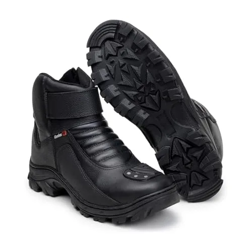 Bota de couro para motociclista - foto 2