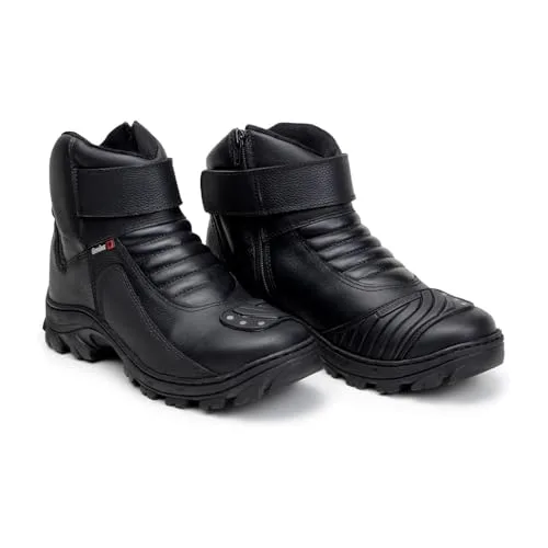 Bota de couro para motociclista - foto 3