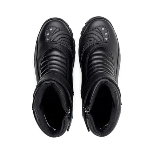 Bota de couro para motociclista - foto 5