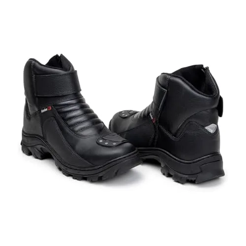 Bota de couro para motociclista - foto 6
