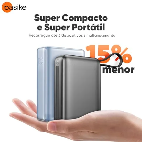 Carregador portátil com cabos integrados - foto 3