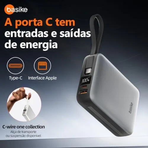 Carregador portátil com cabos integrados - foto 4