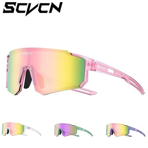 Óculos de sol esportivo rosa - foto 5