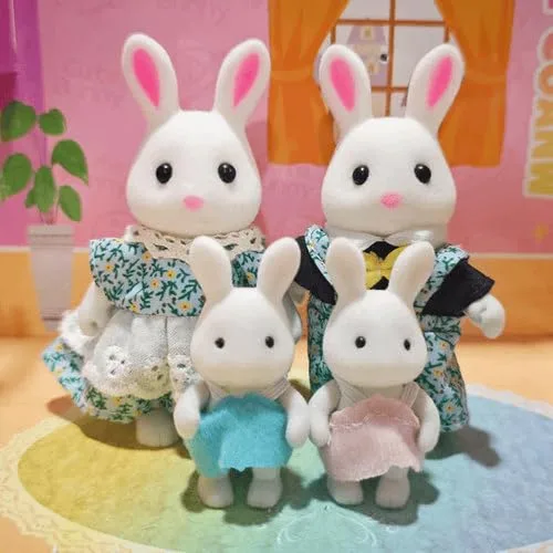 Família de coelhos com roupa que sai - foto 2