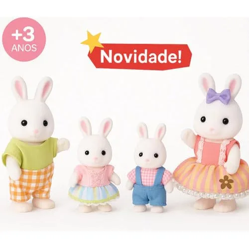 Família de coelhos com roupa que sai - foto 3