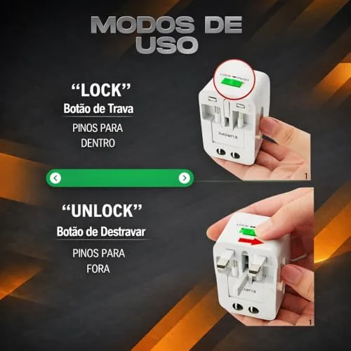 Adaptador de tomada universal - foto 2