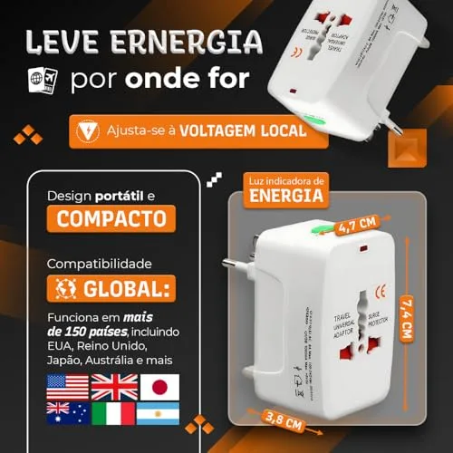 Adaptador de tomada universal - foto 3