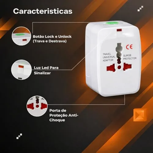 Adaptador de tomada universal - foto 6