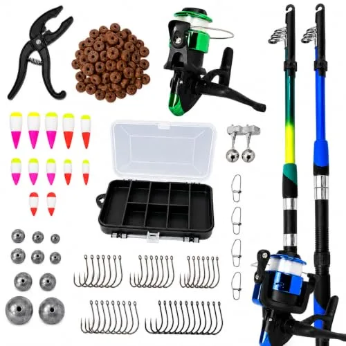 Kit de pesca com duas varas
