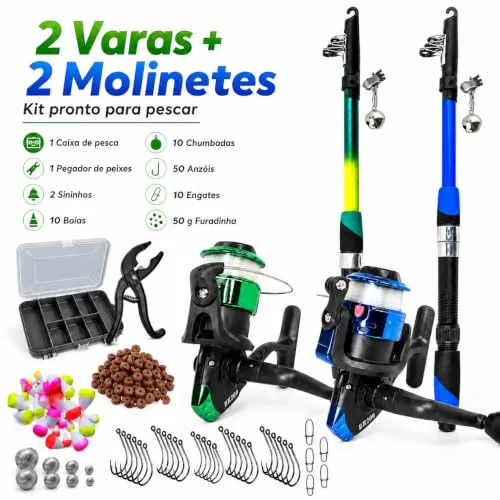 Kit de pesca com duas varas - foto 3