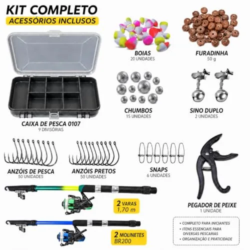 Kit de pesca com duas varas - foto 4