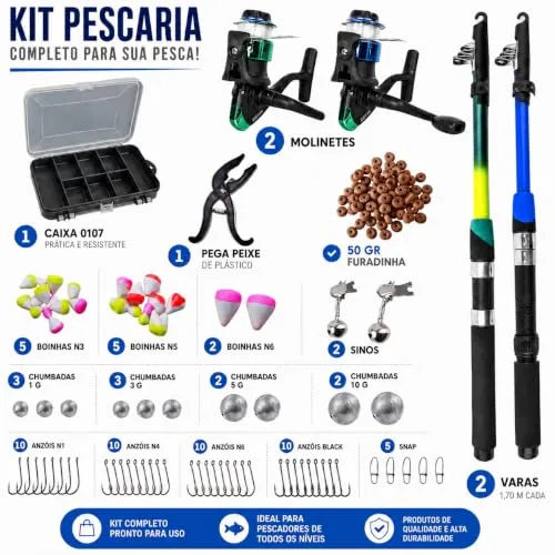 Kit de pesca com duas varas - foto 5