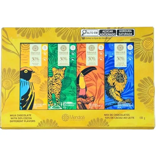 Caixa de chocolate de origem