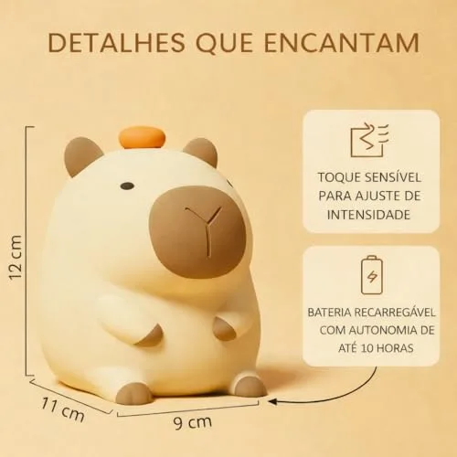 Luminária fofa de silicone - foto 4
