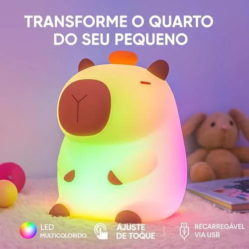 Luminária fofa de silicone - foto 6