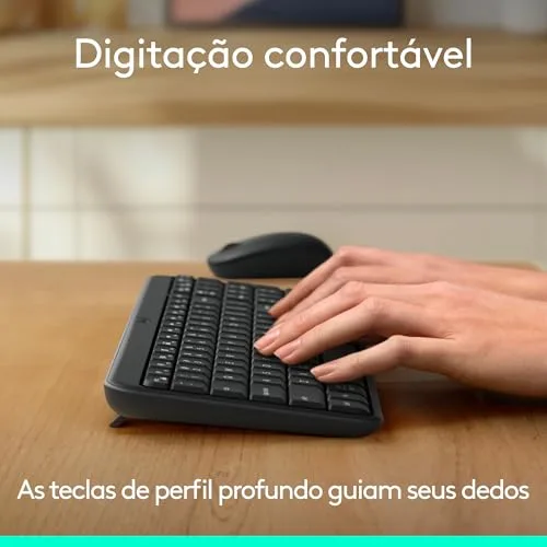 Combo de teclado e mouse sem fio - foto 4