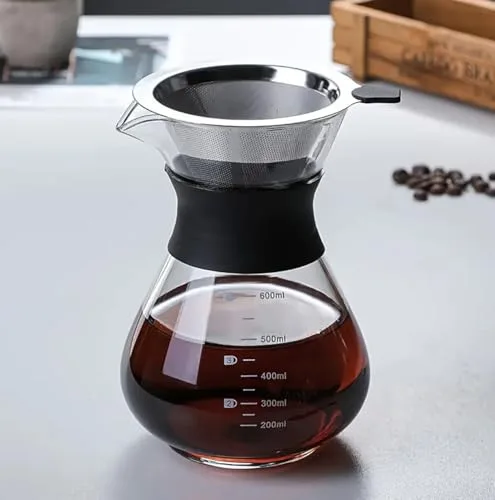 Cafeteira de vidro com filtro permanente - foto 2