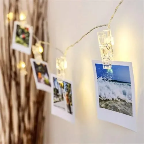 Varal de fotos com luzes - foto 6
